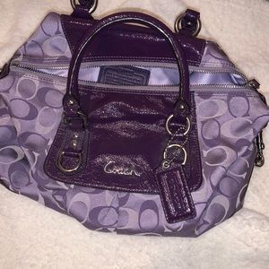 Purple Coach Purse